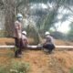 Cegah Karhutla, Polsek Mempawah Hulu Patroli Bersama Pihak Perusahaan di Area Perkebunan