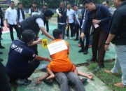 47 Adegan Diperagakan dalam Rekonstruksi Kasus Pembunuhan Ibu dan Anak di Kuala Behe