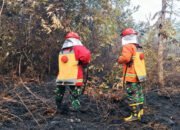 Koramil 1210-02/Mempawah Hulu bersama Tim Gabungan Periksa dan Padamkan Titik Api