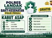 Polres Landak akan Gelar Bakti Kesehatan Gratis untuk Warga Terdampak Kabut Asap di Jelimpo