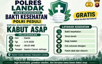 Polres Landak akan Gelar Bakti Kesehatan Gratis untuk Warga Terdampak Kabut Asap di Jelimpo