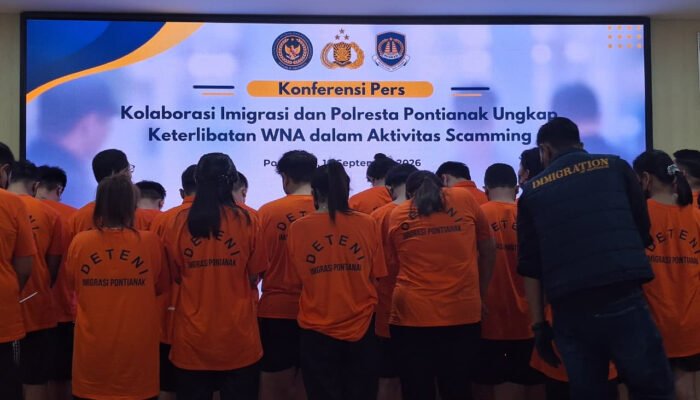 31 WNA Malaysia-Taiwan Diduga Jadikan Hotel di Pontianak Sarang Scam, 14 Kamar Disulap Jadi Markas Operasi