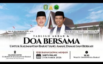 Gubernur Norsan Ajak Warga Hadiri Tabligh Akbar UAS di Pontianak