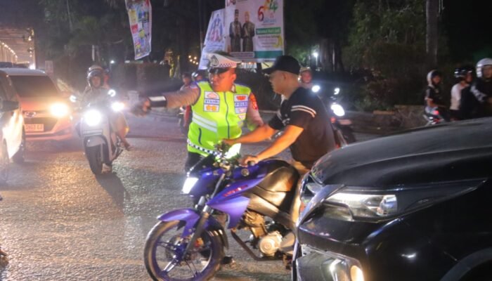 Tak Ada Toleransi! Polres Sintang Sikat Knalpot Brong, Kapolres Tegaskan Siap Tindak Pengendara Bandel
