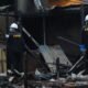 Tim Labfor Polda Kalbar Olah TKP Kebakaran Ruko di Ngabang yang Tewaskan Dua Perempuan